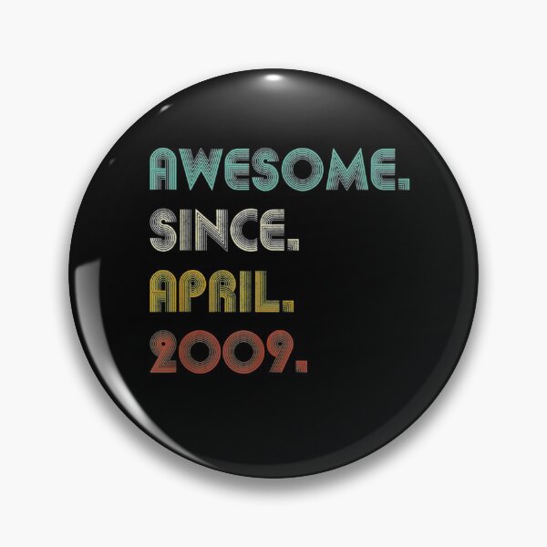 Item preview, Awesome Since April 2009 12th Birthday 12 Year Old Boys Girl designed and sold by anniversaryshop.