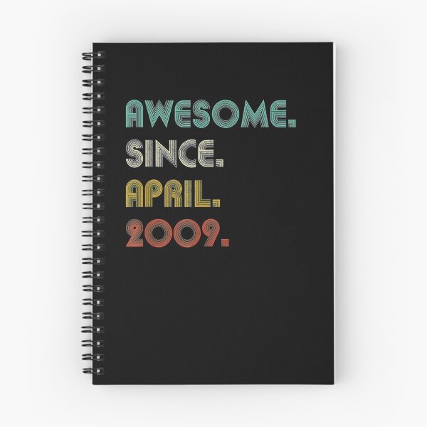 Item preview, Awesome Since April 2009 12th Birthday 12 Year Old Boys Girl designed and sold by anniversaryshop.