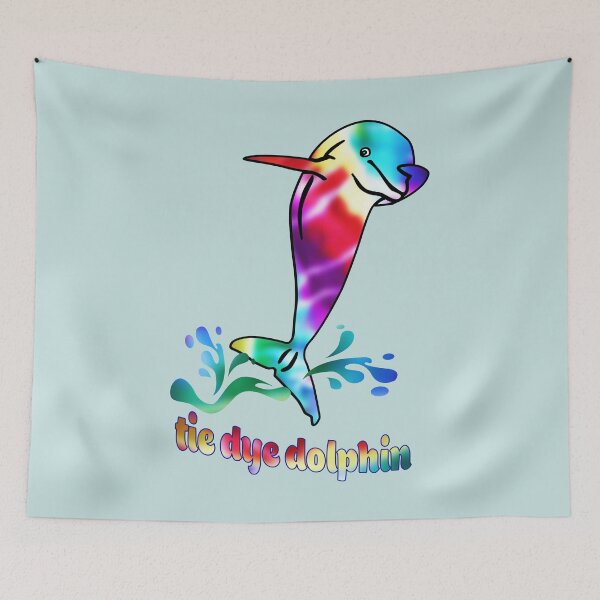 Item preview, Tie Dye Dolphin designed and sold by jeyel7.