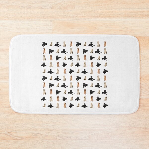 Item preview, Labradors on white background designed and sold by TerenceLacey.