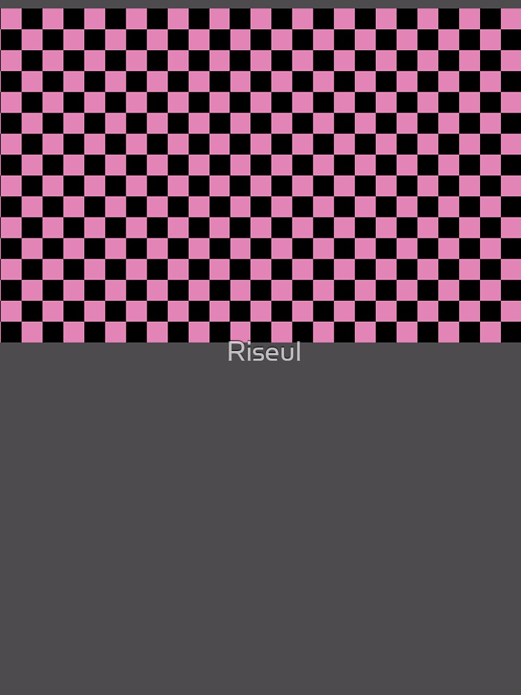 Thumbnail 6 von 6, Premium Oversized Pullover, Pink Checkers designt und verkauft von Riseul.