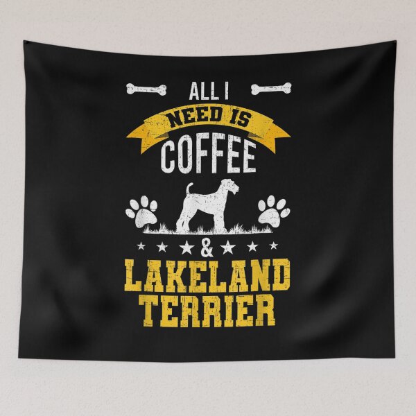 Item preview, I Need Coffee And Lakeland Terrier Dog Lover  designed and sold by sariyahharry.