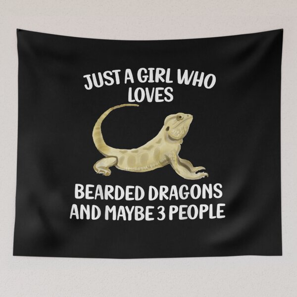 Item preview, Just A Girl Who Loves Bearded Dragons And Maybe 3 People  designed and sold by sariyahharry.