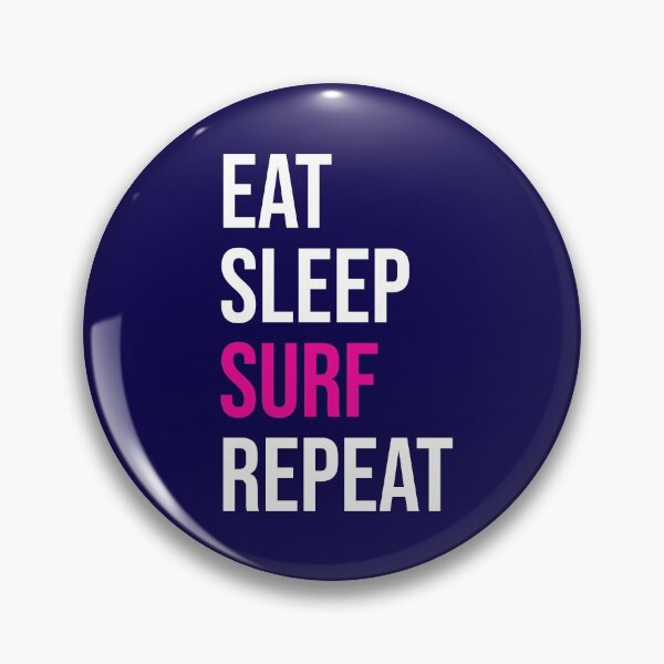 Item preview, Eat Sleep Surf Repeat designed and sold by CatArtStore.