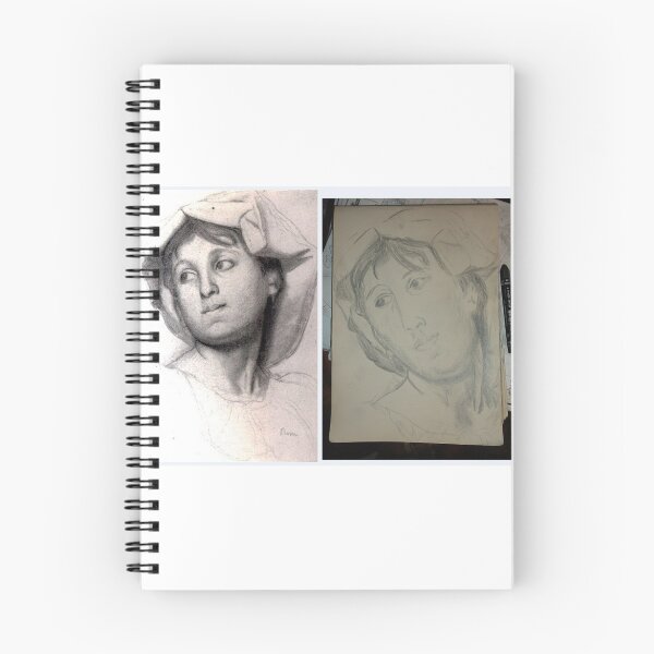 Item preview, Female Head/Degas Copy -(310516)- Graphite stick/A4 sketchbook designed and sold by paulramnora.