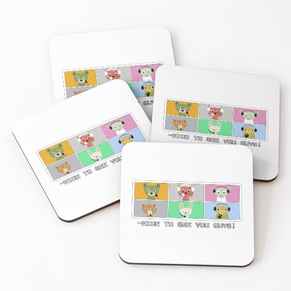 Item preview, animal video conference, nice to see you guys! designed and sold by Xdelacra.
