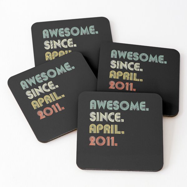 Item preview, Awesome Since April 2011 10th Birthday 10 Years Old Boy designed and sold by anniversaryshop.