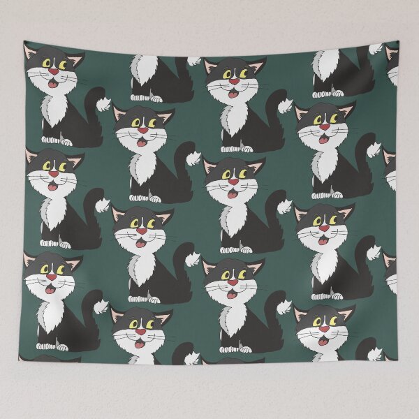 Item preview, Cat black and white designed and sold by Veki5.