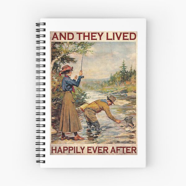 Item preview, Fishing And They Lived Happily Ever After Poster designed and sold by SamYMay.