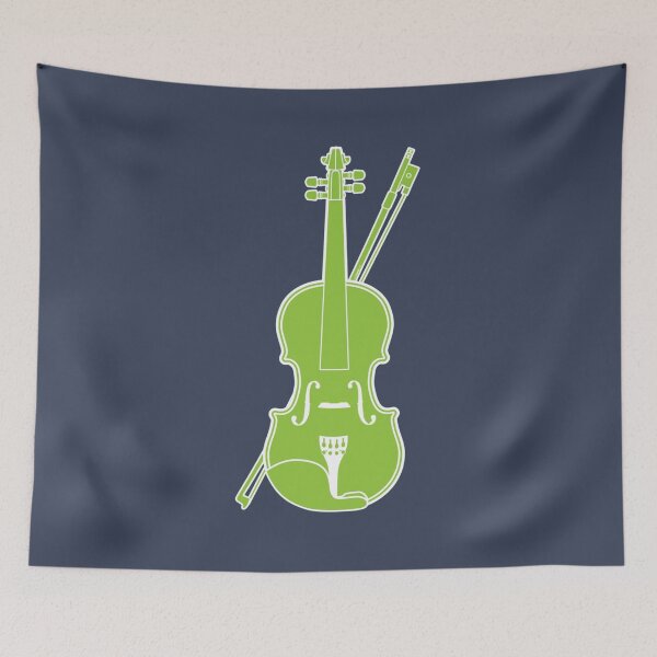 Item preview, MUSICAL INSTRUMENTS SILHOUETTES  VIOLIN designed and sold by TwistStationery.