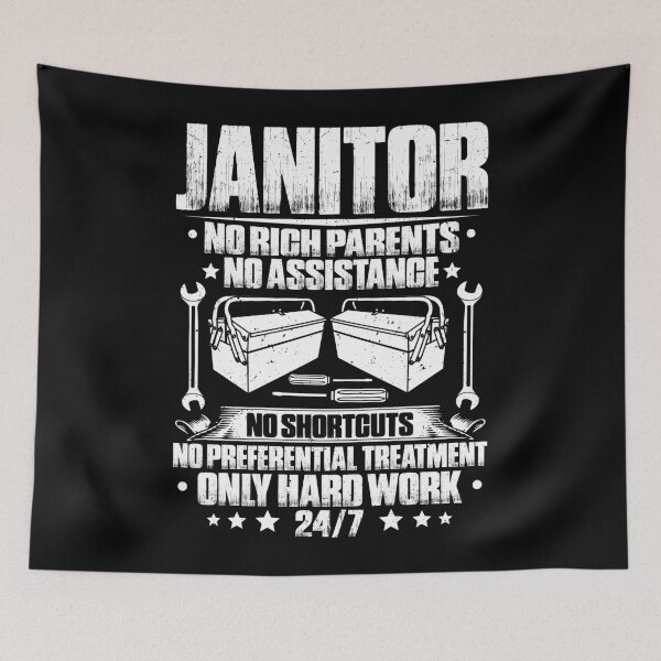 Item preview, Janitor Caretaker Gift Idea Present designed and sold by Krautshirts.