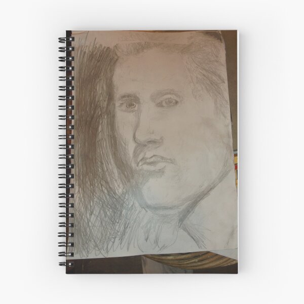 Item preview, Male Head/Copy -(310516)- Pencil/A4 sketchbook designed and sold by paulramnora.