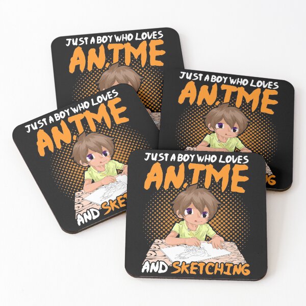 Item preview, Just A Boy Who Loves Anime And Sketching designed and sold by bestshirtdesign.