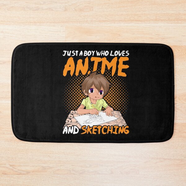 Item preview, Just A Boy Who Loves Anime And Sketching designed and sold by bestshirtdesign.