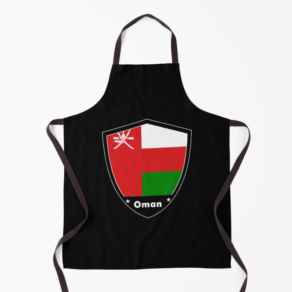 Item preview, Oman Flag Badge designed and sold by Gina-Driada.