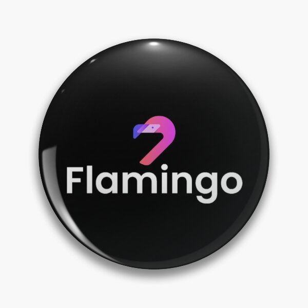 Item preview, Cryptocurrency: Flamingo Finance (FLM) black with text designed and sold by Bouzdesigns.