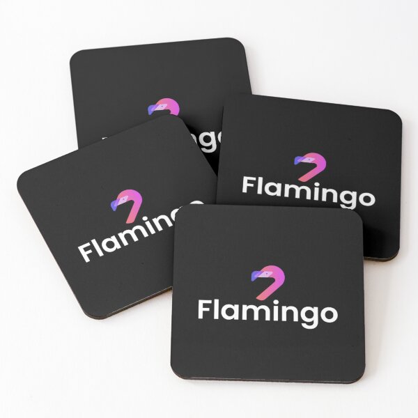 Item preview, Cryptocurrency: Flamingo Finance (FLM) black with text designed and sold by Bouzdesigns.