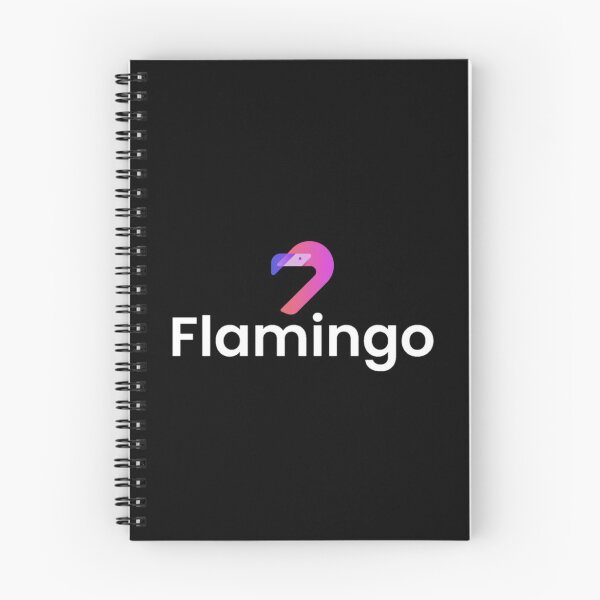 Item preview, Cryptocurrency: Flamingo Finance (FLM) black with text designed and sold by Bouzdesigns.