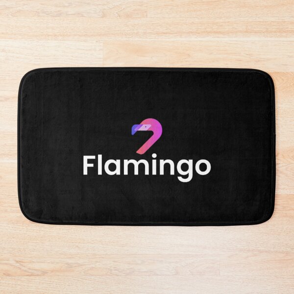 Item preview, Cryptocurrency: Flamingo Finance (FLM) black with text designed and sold by Bouzdesigns.