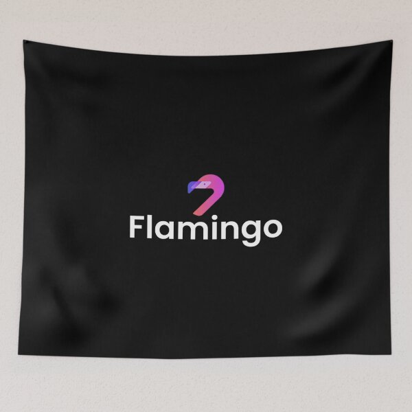 Item preview, Cryptocurrency: Flamingo Finance (FLM) black with text designed and sold by Bouzdesigns.