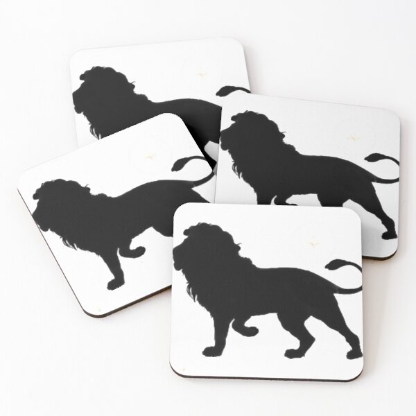 Item preview, Black and white lion designed and sold by Hooria-awan.