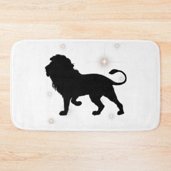 Item preview, Black and white lion designed and sold by Hooria-awan.