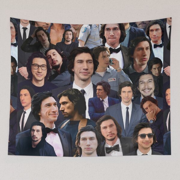 Item preview, Adam Driver Blue Collage  designed and sold by morganmeaux.