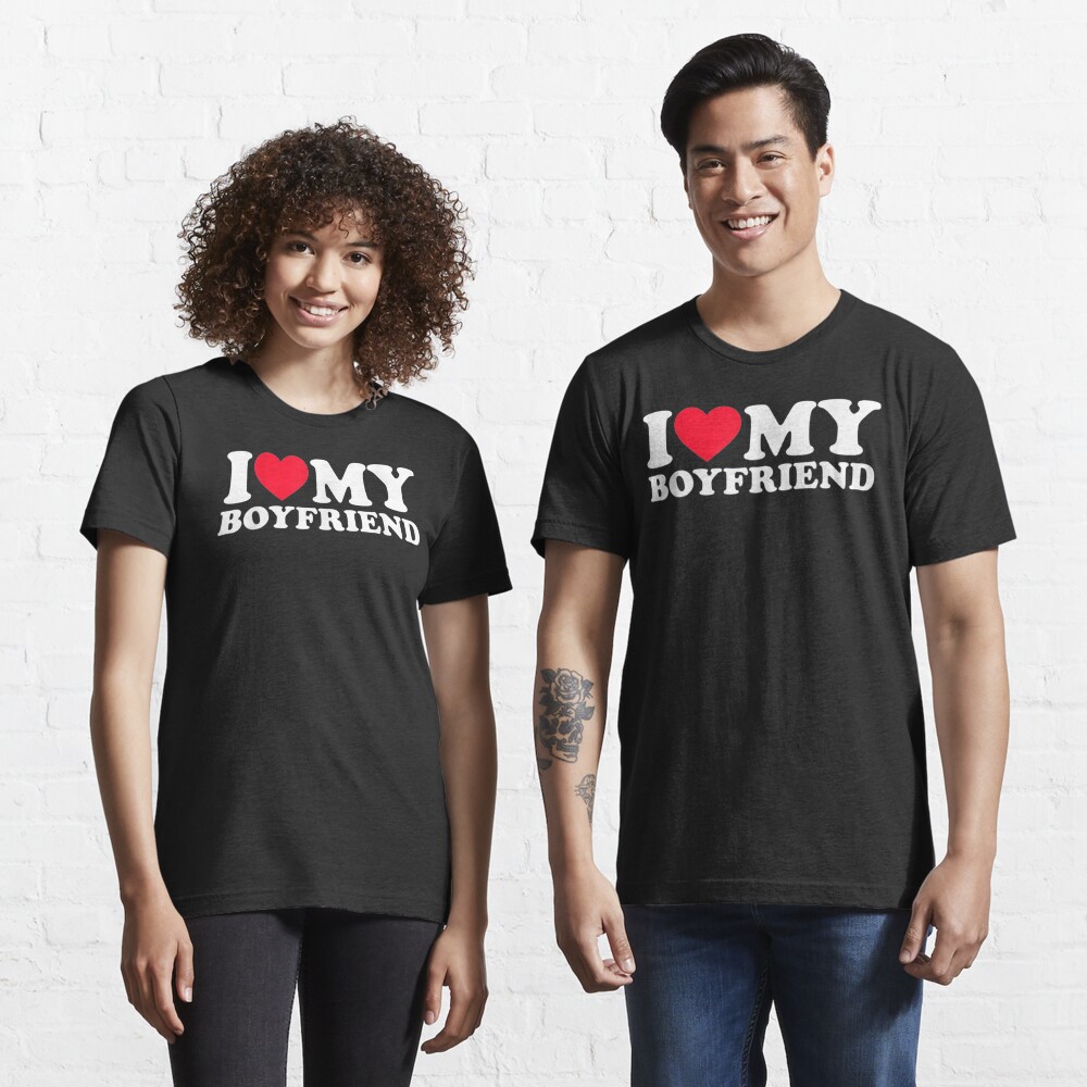 Disover I Love My Boyfriend Shirt I Heart My Boyfriend Shirt BF | Essential T-Shirt 