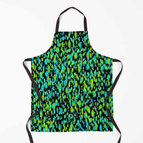 Item preview, little dots pattern green and blue color (black background) designed and sold by riceayoj.