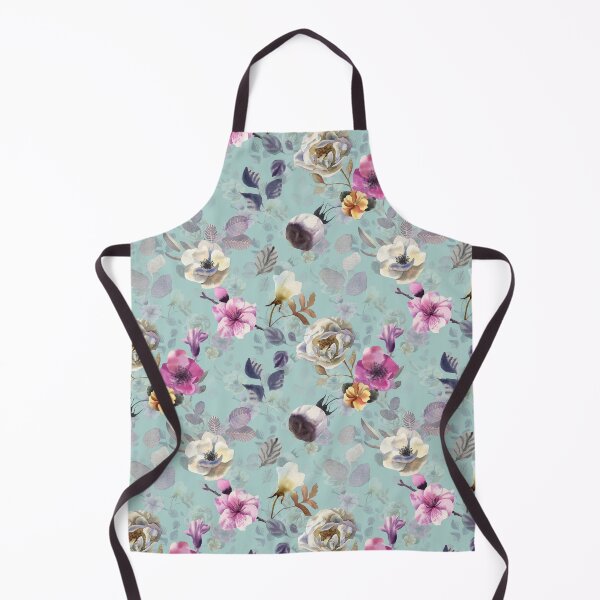 Item preview, White flowers. Turquoise designed and sold by Emma Reznikova.