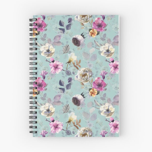 Item preview, White flowers. Turquoise designed and sold by Emma   Reznikova.