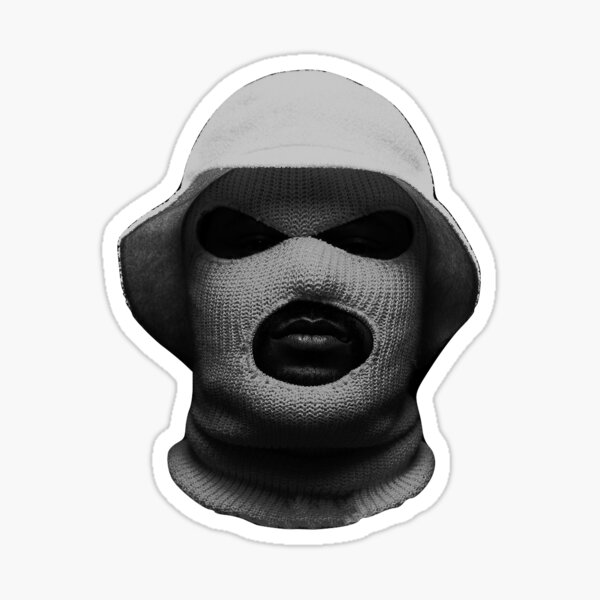 Custom Black Ski Mask Balaclava, Hype Beast Ape Star Designed Full