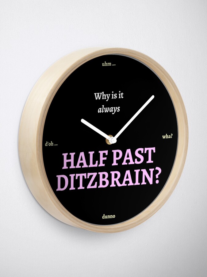 Thumbnail 1 of 4, Clock, The Ultimate Clock For Girls Who Simply Don't Care designed and sold by Nerdchandayes.