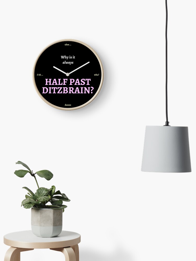 Thumbnail 2 of 4, Clock, The Ultimate Clock For Girls Who Simply Don't Care designed and sold by Nerdchandayes.