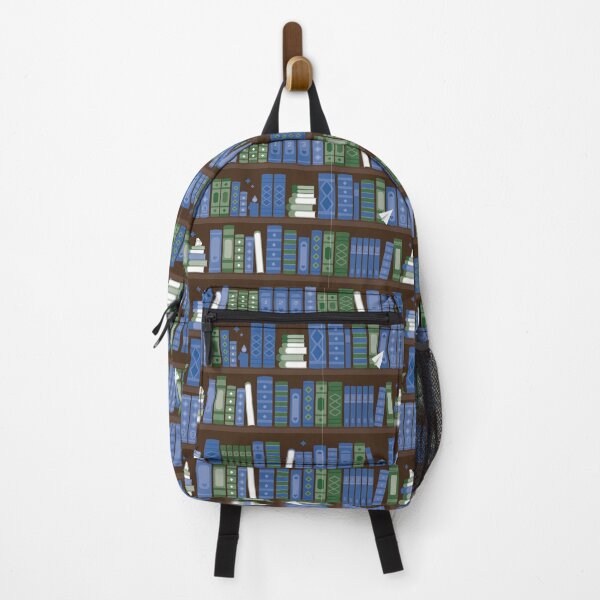 Item preview, Bookworm, seamless pattern - blue and green designed and sold by Veronika Schmidt.