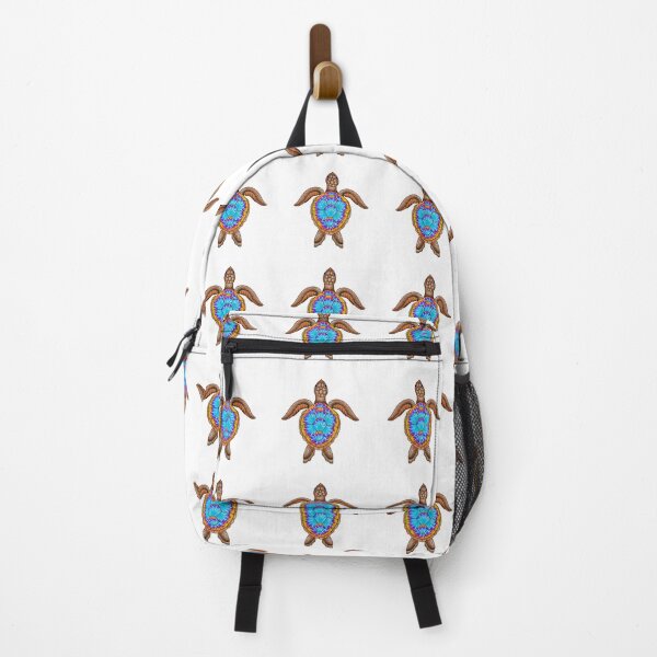 Item preview, Tie Dye Save The Turtles illustration Brown designed and sold by Studio Bako.