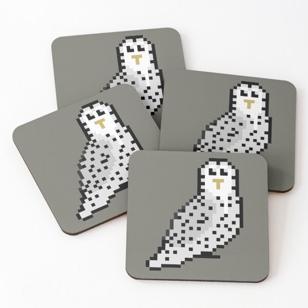 Item preview, Pixel Art Snowy Owl designed and sold by Sauropsida.