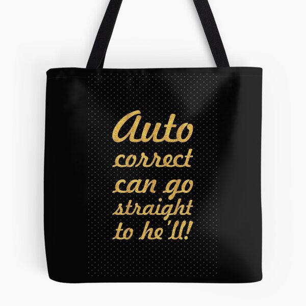 Item preview, Auto correct... Inspirational Quote designed and sold by Powerofwordss.
