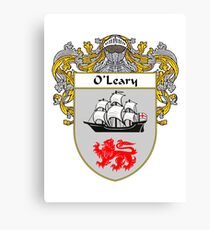 O'Leary Coat of Arms / O'Leary Family Crest Canvas Print