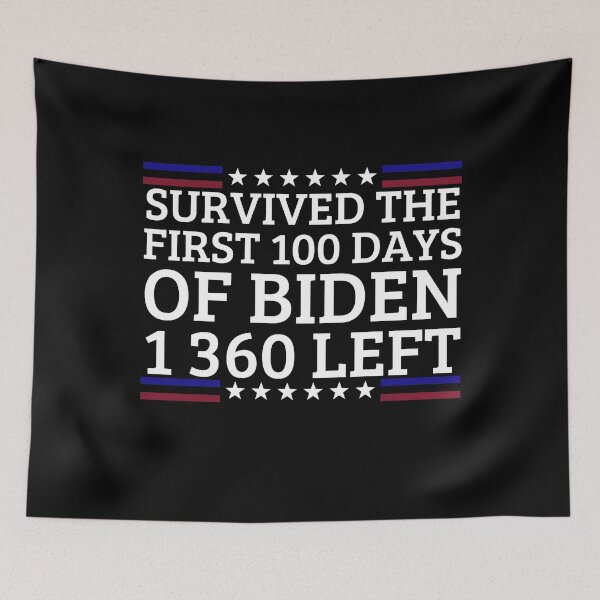 Item preview, Biden Harris Survived The First 100 Days of Presidency Joe And Kamala designed and sold by TrendingTees4u.