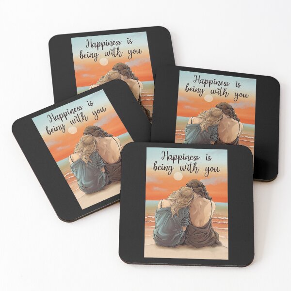 Item preview, Beach Lesbian Couple Happiness is being with you designed and sold by SeanRichar.