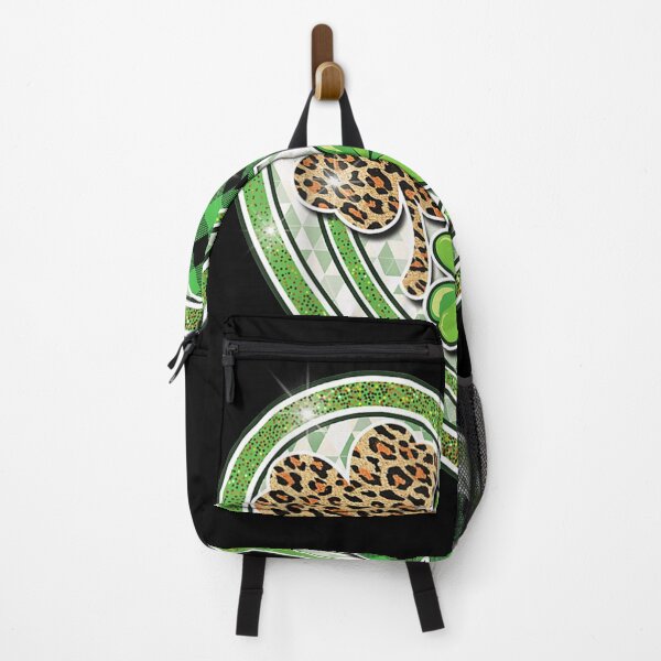 Item preview, St Patricks Day Women Green Buffalo Plaid Leopard Shamrock designed and sold by sariyahharry.