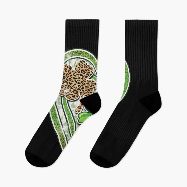 Item preview, St Patricks Day Women Green Buffalo Plaid Leopard Shamrock  designed and sold by sariyahharry.