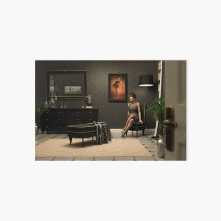 Is she grieving? Art Board Print