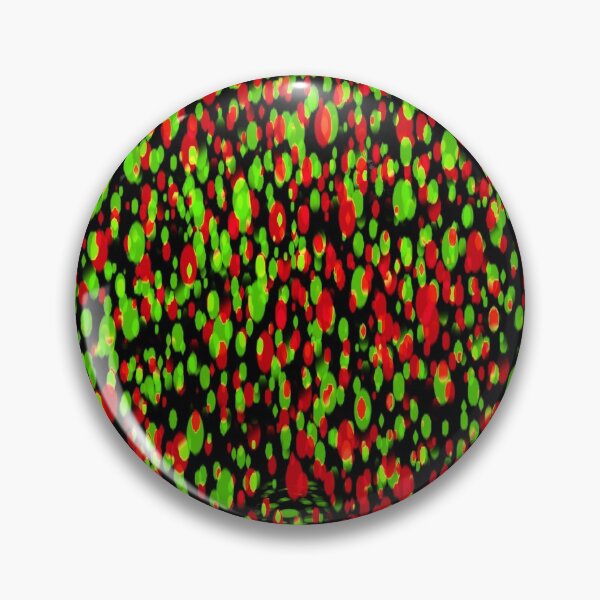 Item preview,  little dots pattern green and red color (black background) designed and sold by riceayoj.