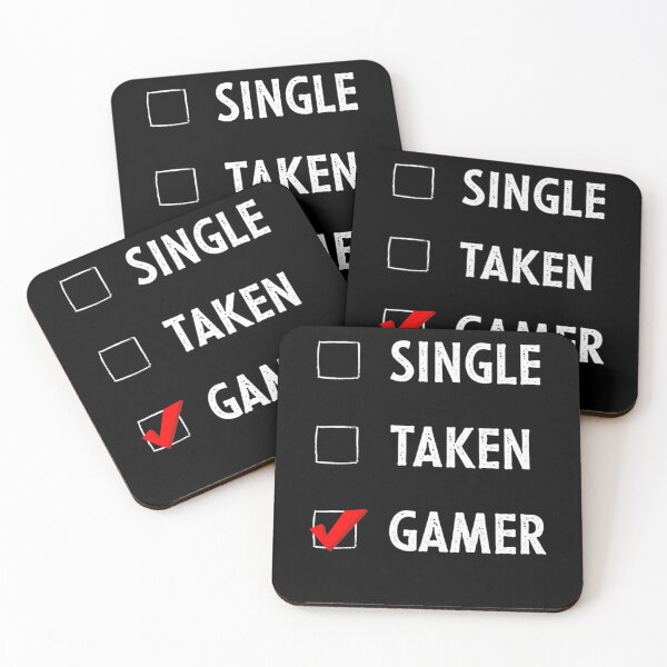 Item preview, Single Taken Gamer Relationship Status Funny Gift  designed and sold by VeroniquePlazy.