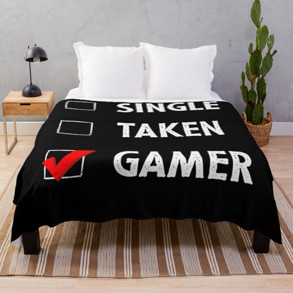Item preview, Single Taken Gamer Relationship Status Funny Gift  designed and sold by VeroniquePlazy.