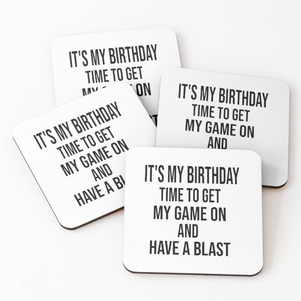 Item preview, It's My Birthday Time To Get My Game On And Have A Blast T-shirt Funny Laser designed and sold by Ikgha.