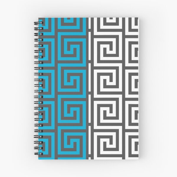 Item preview, Funky geometric pattern in blue designed and sold by DeliriousSteve.