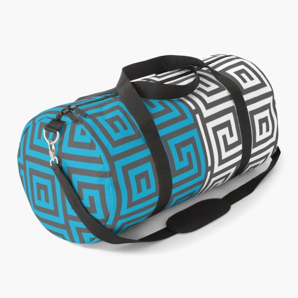 Item preview, Funky geometric pattern in blue designed and sold by DeliriousSteve.